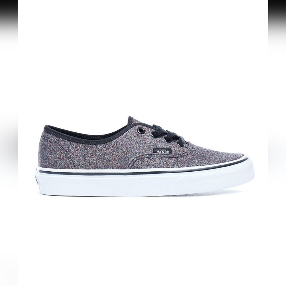 Vans, Authentic 'Glitter -‎ Rainbow Black' Trainers, Size 7 - Picture 15 of 15
